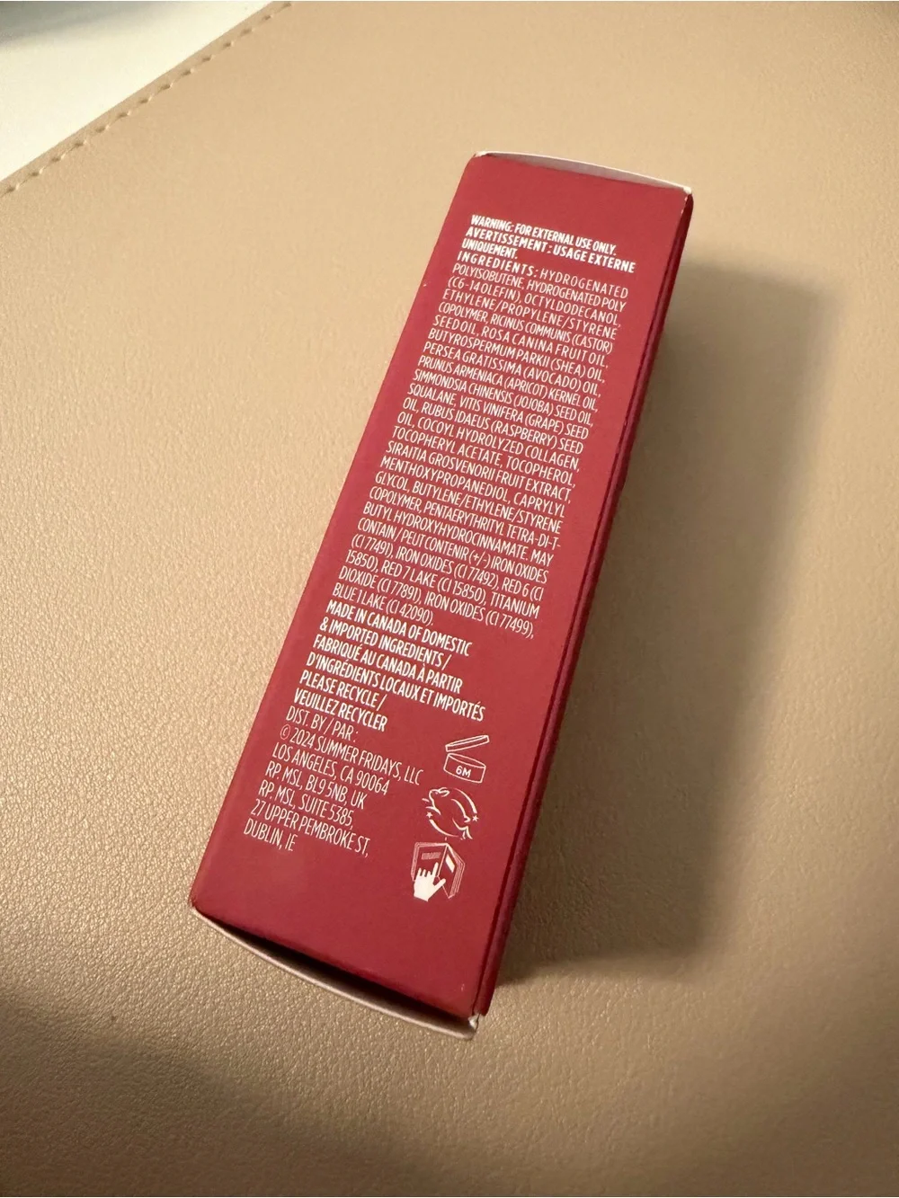 Summer Fridays Dream Lip Oil — Soft Mauve
